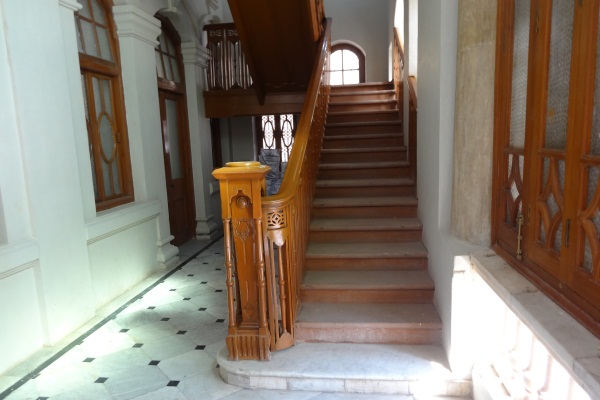 Conserved staircase from first floor